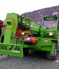 Australian Bulk Minerals- Savage River Mine- use Orlaco on Merlo Telehandler