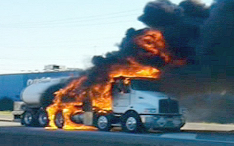 TMSystem could have averted Chemical Truck / Tanker Fire on M1