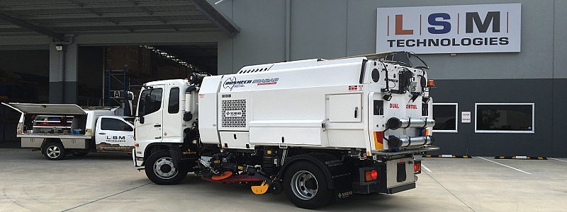 RESPA mounted on Sweeper Truck